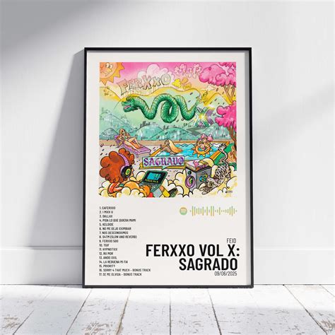 FERXXO VOL X: Sagrado - Poster digital álbum Feid – Urban Sound Prints