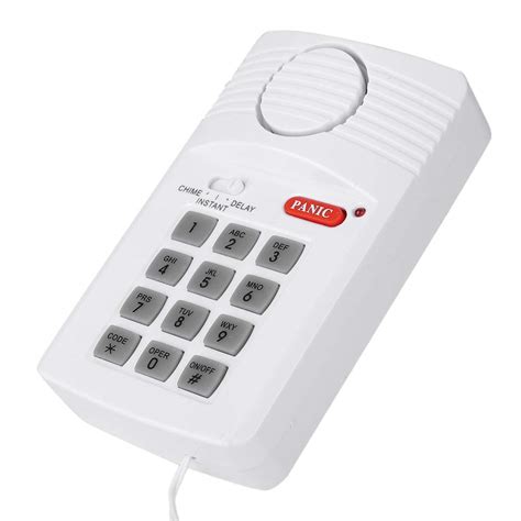 EXCLUZO with Panic Button Home Security Keypad, Home Alarm System, ABS ...