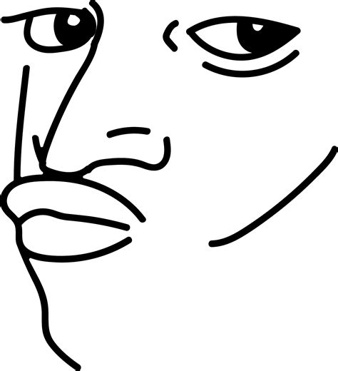 Download Crying_ Meme_ Face_ Sketch.png | Wallpapers.com