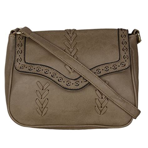 Buy Moedbuille Grey Polyurethane (PU) Sling Bag at Amazon.in