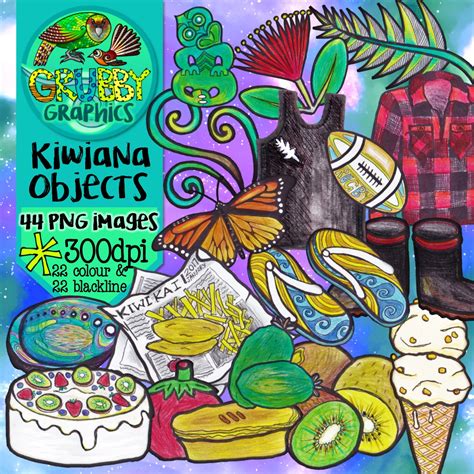 Kiwiana Clip Art {New Zealand themed}