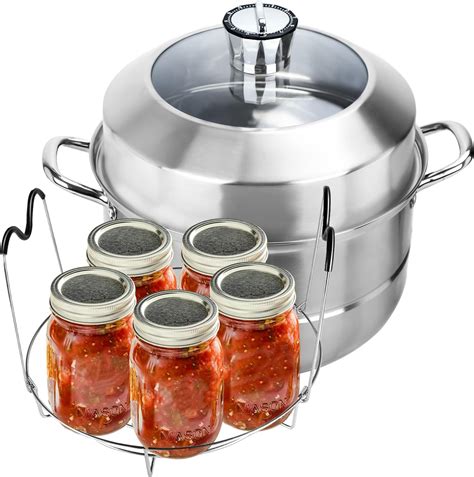 Amazon.com: Water Bath Canner Commercial Canning Pot with Lid Stainless ...