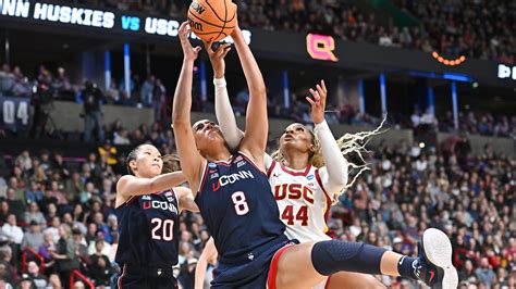 USC puts up a great fight versus UConn but falls short in Elite Eight