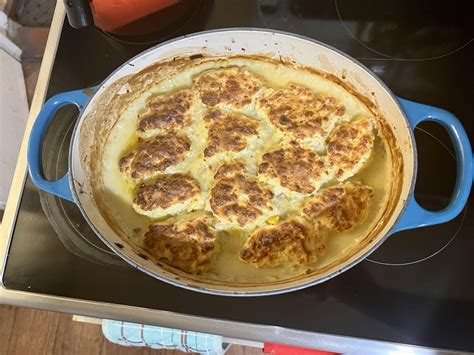 Chicken Pot Pie 🥧 With Biscuits In The 11.5 inch 5 Quart Oval In Deep ...