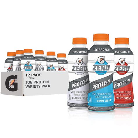 Gatorade Zero Sugar with Protein Variety Pack, 10g India | Ubuy