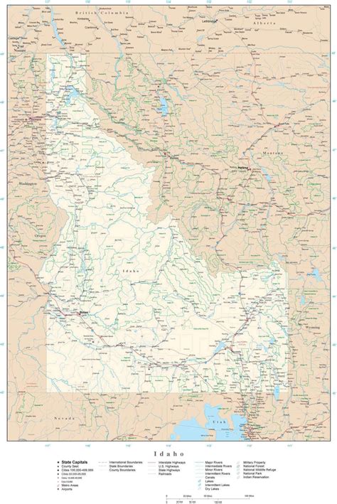 Road Atlas Of Idaho