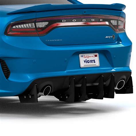 Vicrez Genali VR2 Rear Diffuser vz102632 | Dodge Charger 2008-2023