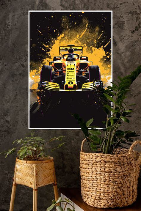 Renault RS25 Poster | Formula 1 Posters – The Poster Valley