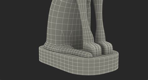 3D Ancient Egyptian Cat Statue Black model | 3D Molier International