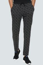Buy Men Grey Print Casual Track Pants Online - 639542 | Louis Philippe