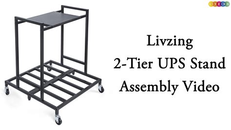 Livzing 2-Tier UPS Stand for Double Battery Assembly Video