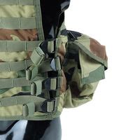 Tactical Vest With Plate Carrier and Ammunition Pouch – Olive Planet
