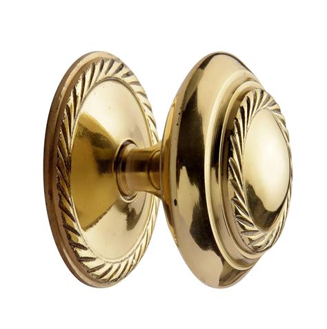 HOBKNOBS Georgian Polished Brass (48 mm Dia) Cabinet Drawers/Wardrobe ...