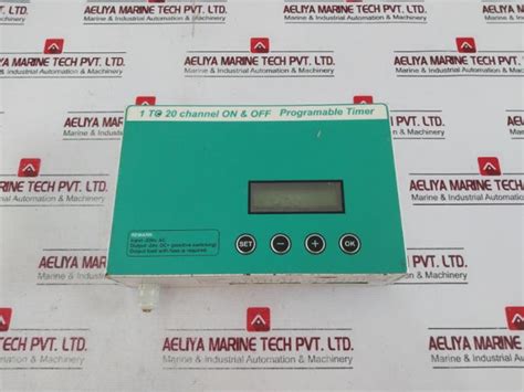 Programmable Timer 230V Ac 1-20 Channel On/Off 24V Dc Output – Aeliya ...