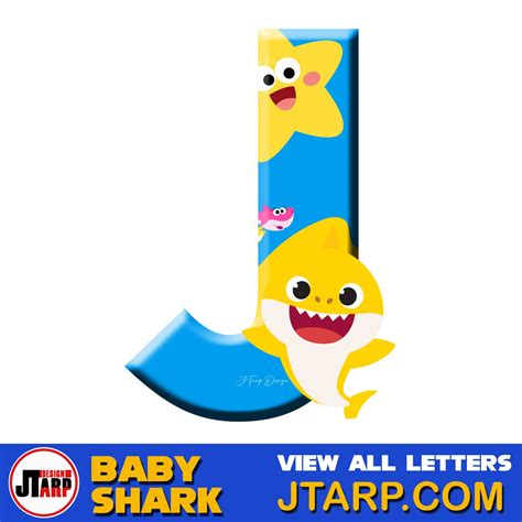 Baby Shark Letter J | Easy Tracing Practice Sheets For Kids