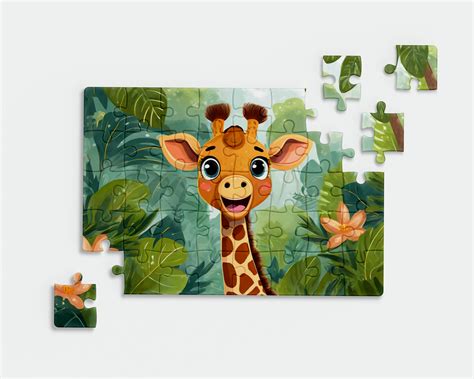 Giraffe Jigsaw Puzzle – printlagoon