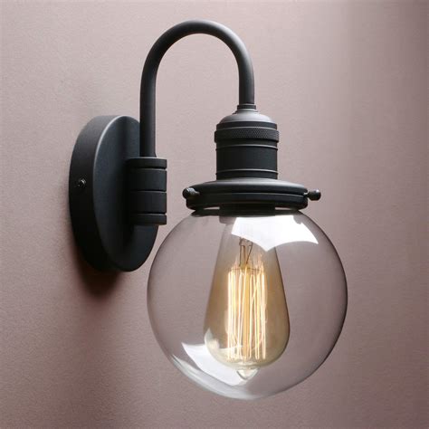 Buy Yosoan 1-Light Vintage Wall Sconce, Black Industrial Fixture Light ...