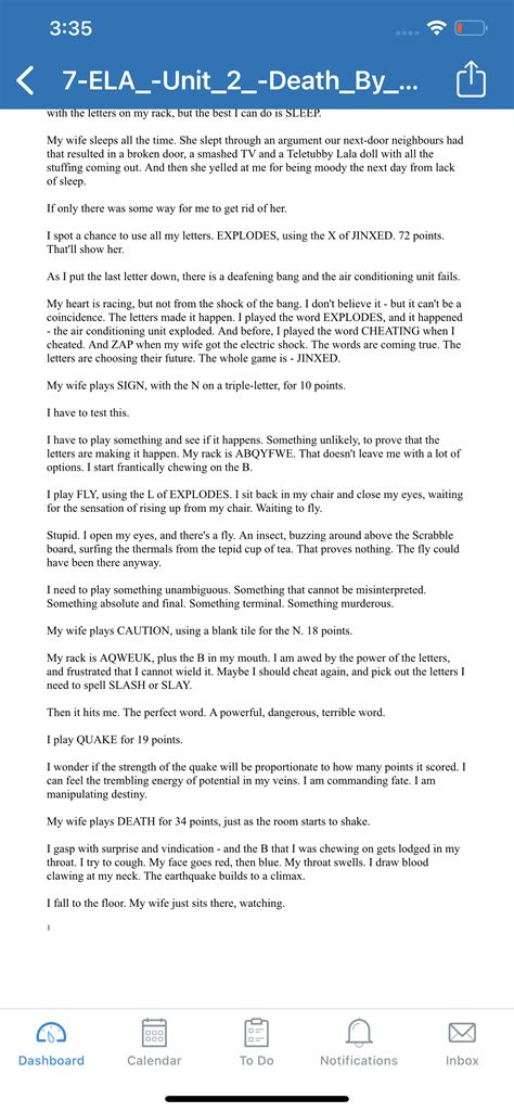 [Solved] plot structure diagram story Death by scrabble author Charlie ...