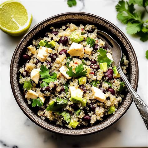 Zesty Black Bean Quinoa Salad Recipe: Fresh & Fun Bowl - Cooking Crusade