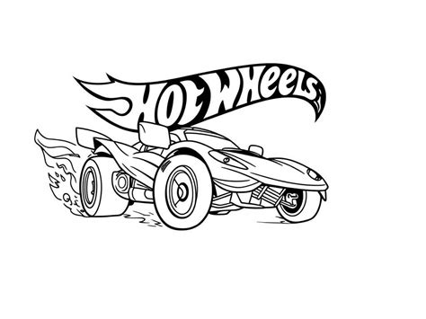 Hot Wheels Car Coloring Pages Printable [2025]