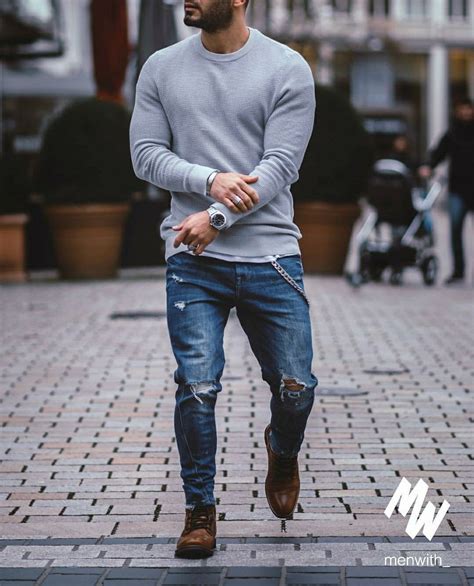 Pin by Moises Osnaya on Ropa casual hombres | Jeans outfit men, Blue ...