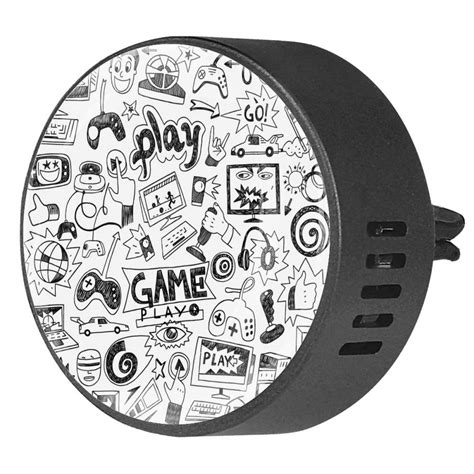 Computer Games Doodles Aromatherapy Air Freshener Vent Clip for Car ...