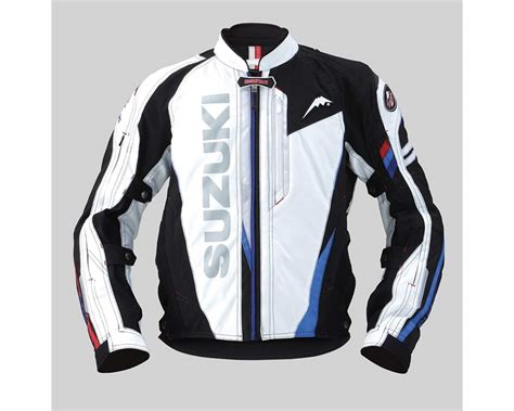 Suzuki KUSHITANI Textile Motorcycle Riding Jacket w/CE Protection Large ...