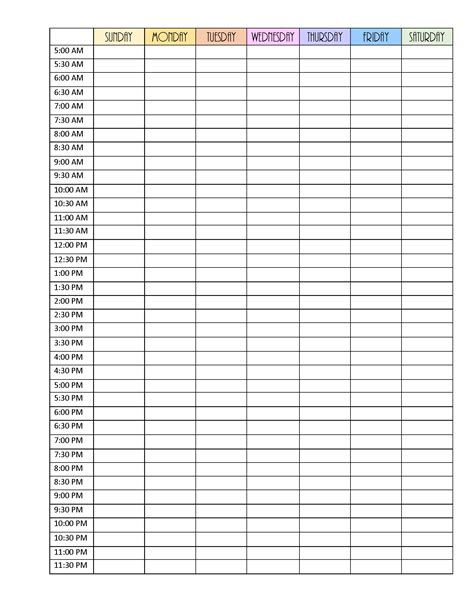 FREE Printable Hourly Planner - Daily, Weekly or Monthly - Worksheets ...