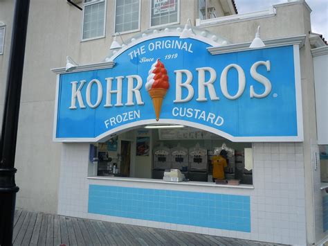 KOHR BROTHERS FROZEN CUSTARD, Ocean City - 986 BoardWlk - Restaurant ...