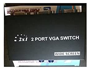 Oneness Premium Metal Body 2 Port VGA Manual Switch Sharer for 2 CPU ...