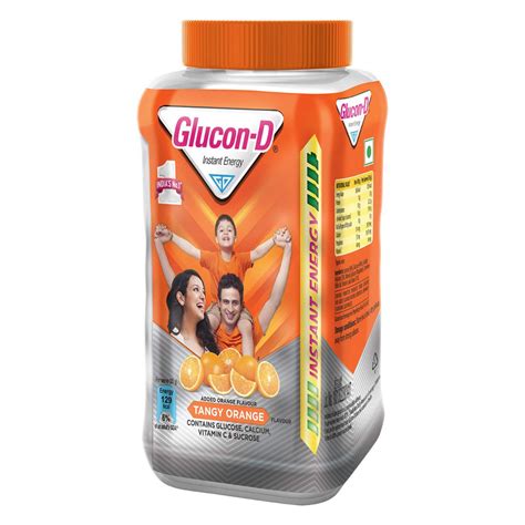 Buy Glucon-D Instant Energy Drink Tangy Orange Flavour Powder, 400 gm ...