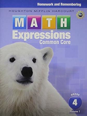 Math Expressions: Homework & Remembering Collection Grade 4 : Houghton ...