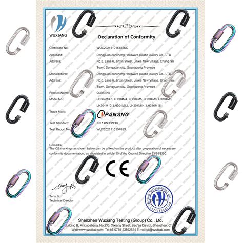 Buy PANSNG M8 15kN Black Threaded Quick Link Chain Connector Heavy Duty ...