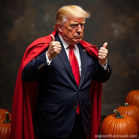 Donald Trump in Halloween Costume | Stable Diffusion Online