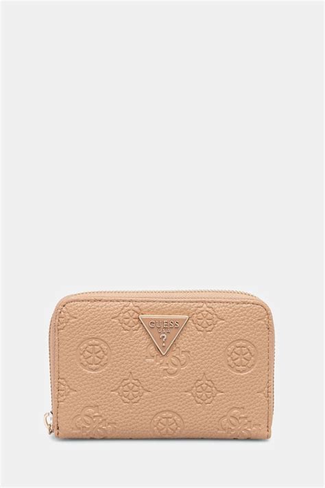 Guess portfel CRESIDIA damski kolor brązowy SWPG93 49140 | Answear.com