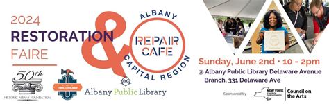 2024 Restoration Faire & Repair Cafe, 331 Delaware Ave, Albany, NY ...
