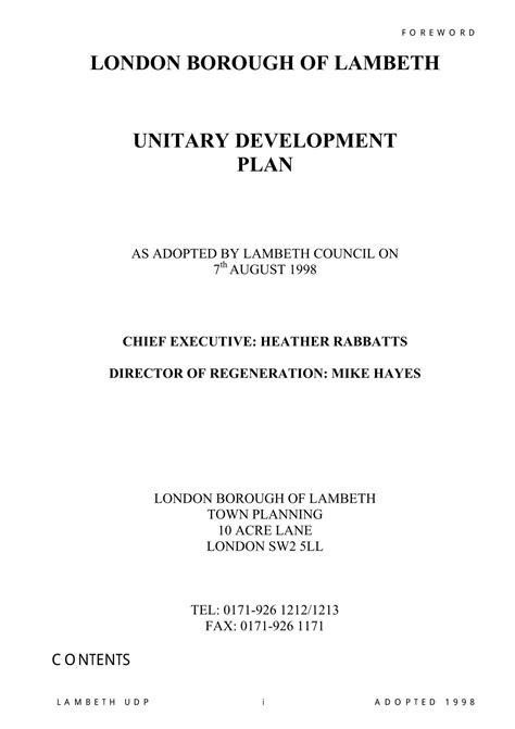 Unitary Development Plan 的图像结果