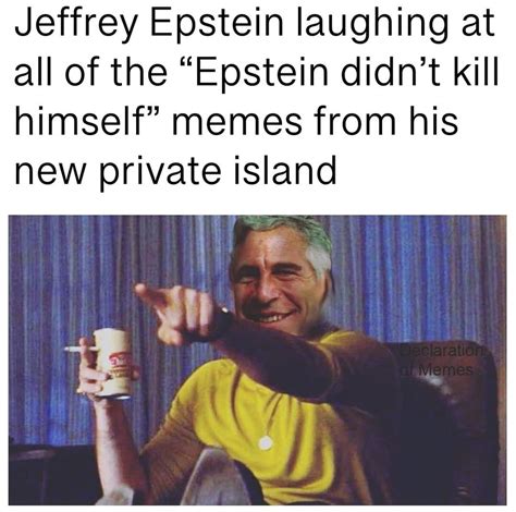 Jeffrey Epstein Memes: The Latest in The Epstein Saga