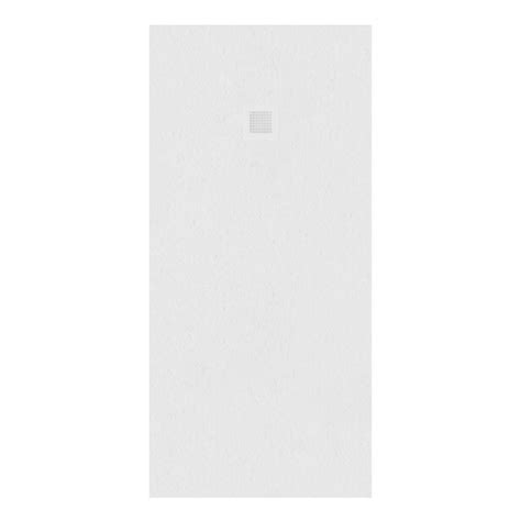 SLATE 1700 x 800 Shower Tray White - with FREE shower waste - PIVO ...
