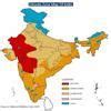 Locate the information on the map. - Brainly.in