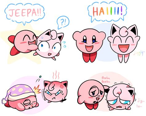 kirby and jigglypuff by stubbypubby on DeviantArt