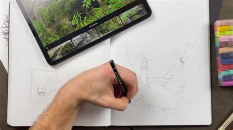 Image result for Drawing Landscape Tutorial