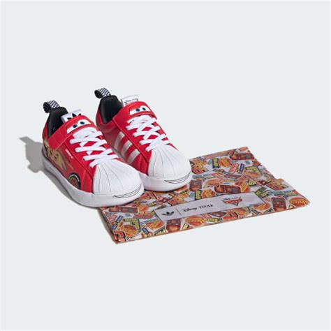 Adidas Pixar Cars Adifom Superstar 360 Shoes Kids - Red | adidas India