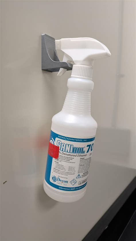 Magnetic spray bottle holder : r/functionalprint