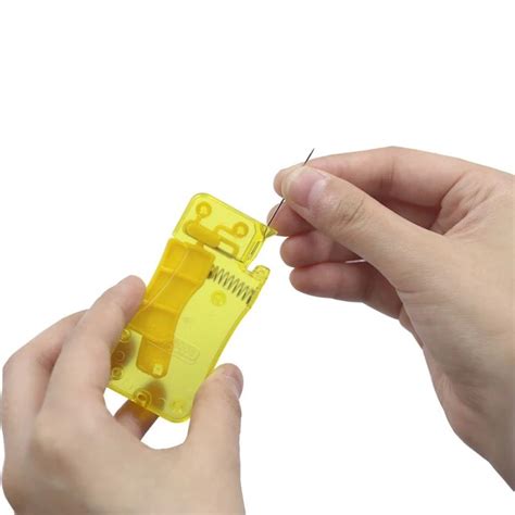 Image result for How to Use Automatic Needle Threader Device