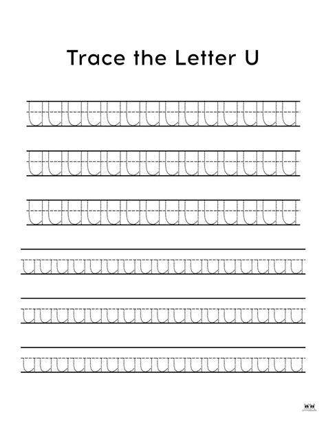 Letter U Worksheets - 50 FREE Printables | Printabulls