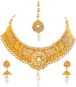 Sukkhi Alloy Gold-plated Yellow Jewellery Set Price in India - Buy ...