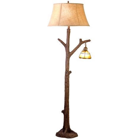 Tree Floor Lamp with NightLight | Black Forest Decor