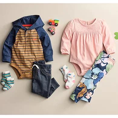 Baby Boy Carter's 2-Piece Raglan Hooded Bodysuit & Denim Jogger Pants Set