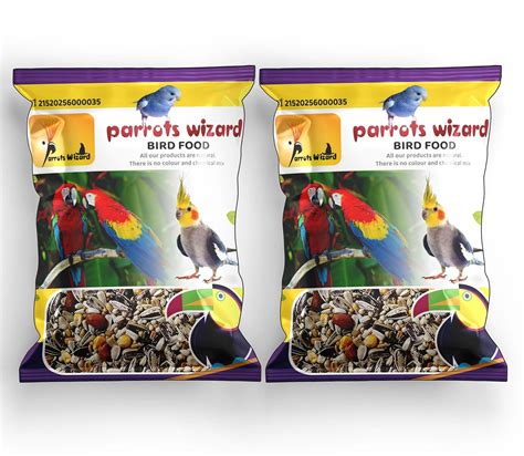 Parrots Wizard Big Parrot Food Pro Seed Mix - 31 Types of Seeds for ...